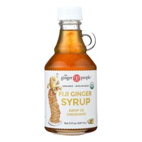 The Ginger People Organic Ginger Syrup - Case Of 12 - 8 Fz