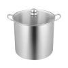 Canning Supplies Starter Kit, 9 Pieces Stainless Steel Water Bath Canning Kit for Beginners, Canning Tools Set: Pot, Rack, Lid, Funnel, Tongs