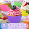 2.75 Inch Mini Size Silicone Baking Cups Muffin Cups Set of 12
