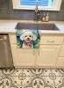 Bichon Frise Luau Kitchen Towel Dish Cloths Guest Hand Towel Decorative Bathroom Towel for Face,Tea, Dishcloth, Kitchen and Bath