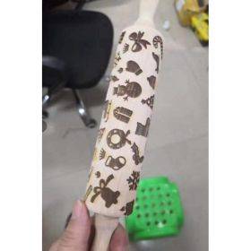 Rolling Pin Christmas Embossing (Option: 1style 35cm)