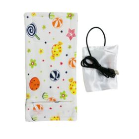 USB Milk Water Warmer Travel Stroller Insulated Bag Portable Baby Nursing Bottle Heater Cover Baby Food Warmer Bottle Warmer (Option: Candy)