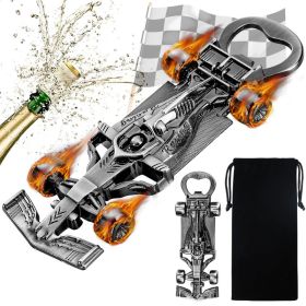 Exquisite Racing Bottle Opener,Meticulously Designed And Made Of Durable Materials, Perfect For Opening Bottles During Sports Events, Parties, Or (Option: Dark Silver)
