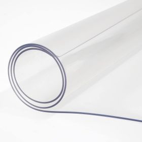 Clear Table Protector Mat -1.5mm Thickness Waterproof Heavy Duty PVC Table Cover For Dining Room Table (Option: 36x80inches)
