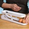 Refrigerator Egg Dispenser Rolling Eggs Holder Container